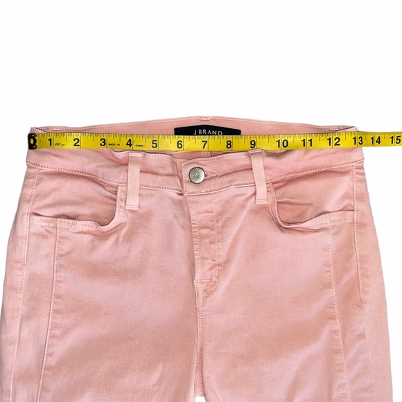 J BRAND Suvi Distressed Pink Cropped Pants Size 27 - Picture 6 of 10